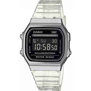Casio Vintage A168XES-1BEF Clear Jelly Strap Watch - W59109