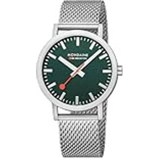 Mondaine Classic Forest Green Dial Mesh Bracelet Unisex Watch A660.30360.60SBJ