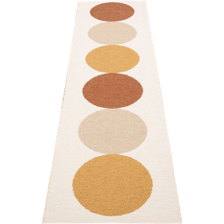 Pappelina Otto Tæppe / Vanilla 70x280 Cm - Mønstrede tæpper Pvc Harvest - OTT5H728