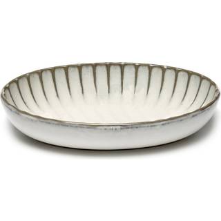 Serax Inku oval serveringsskål S 13x19 cm White