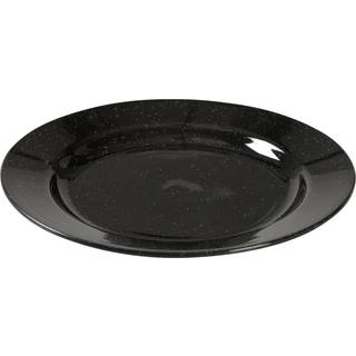 Gastro flergangs plasttallerken PP Ø18cm granitsort