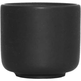 Louise Roe Ceramic Pisu Æggebæger 5 Cm - Kaffekopper Keramik Ink Black - 10160-12-27