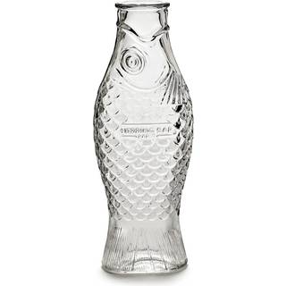 Serax - Bottle 1L Fish&Fish L10,6 X W7,5 X H29 cm Transparent - Glaskander - Paola Navone - Glas