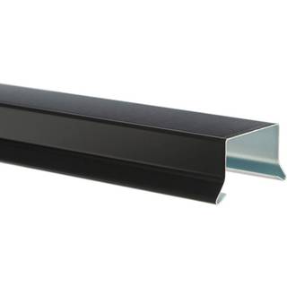 Bygtjek sternkapsel lige sort alu 25x35x1000 4AS-35
