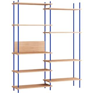 Moebe Shelving System – s.200.2.A - Oak/Deep-Blue