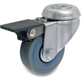 Jasa Møbelhjul t/bolt Ø50mm Drejelig+Bremse