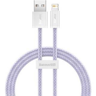 USB-kabel til Lightning Baseus Dynamic 2-serien, 2,4A, 1m (lilla)