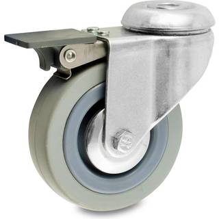 Jasa Møbelhjul t/bolt Ø75 mm Drejelig+Bremse
