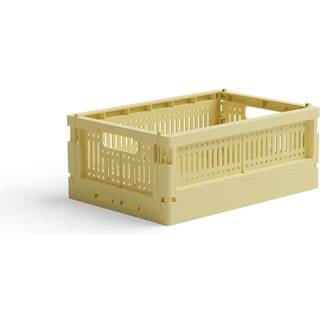 Foldekasse mini (15 farver) - Gul - 17cm x 24cm x 9,5cm - Sigrid