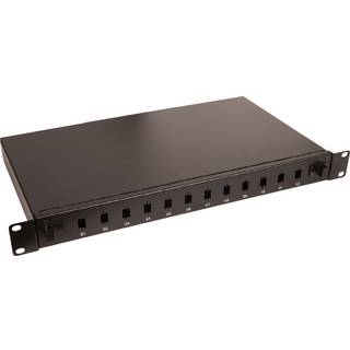 LANVIEW Fibre patch panel 19" 1U 12