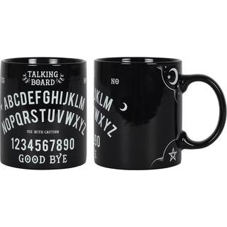 Schwarzer Ouija Brett Kaffeebecher
