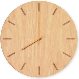Hemverk - Vægur - Light Oak - Eg/Guld - Ø28 cm