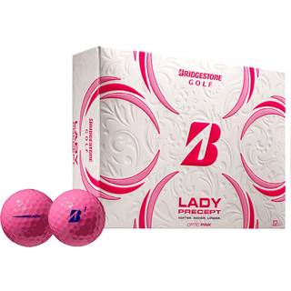 Bridgestone e6 Lady golfbolde - pakke med 12 stk., pink