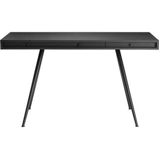 NORR11 Tables And Consoles - 'JFK Desk' in Black Core: 100% MDF, Veneer: Black
