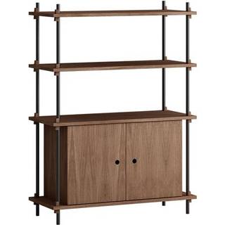 Moebe Reolsystem s.115.1.B - Smoked-Oak/Black