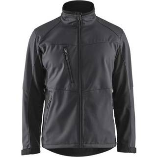Blåkläder 4950 Softshell Jakke / Softshell Arbejdsjakke - M - Mellemgrå/Sort
