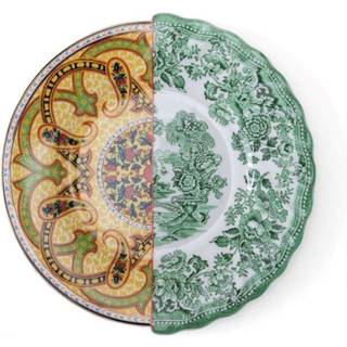 Seletti - Hybrid Fruit Plate - Sravasti - Serveringsfade - Ctrlzak - Mønstret,Grøn,Gul
