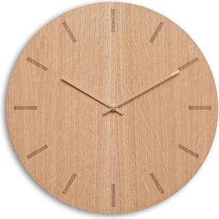 Hemverk Vægur Lys Eg Copper Ø38 cm