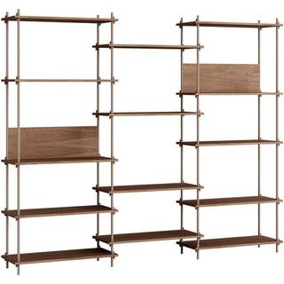 Moebe Shelving System (S.200.3.A) Smoked Oak/Warm Grey
