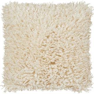 Skinnwille, Wooly pyntepude 45x45 cm Beige