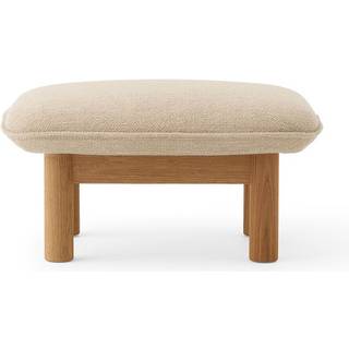 Audo Copenhagen Brasilia Ottoman Bouclé 02 - Valnød
