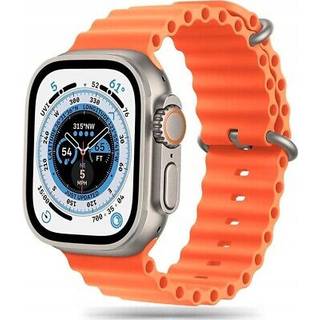 Apple Watch Ultra 2/Ultra/9/8/SE (2022)/7/SE/6/5/4 Tech-Protect Iconband Pro TPU Rem - 49mm/45mm/44mm/42mm - Orange