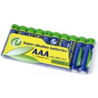 Alkaliske 1,5V AAA-batterier - 10-pak med høj ydeevne
