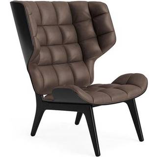 NORR11 Mammoth Lænestol Sort/Dark Brown 21001