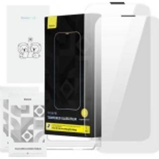 Baseus - Tempered Glass Corning for iPhone 13 Pro Max 14 Plus with built in dust filter