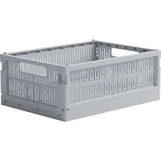 Foldekasse midi (16 farver) - Grå - 24cm x 34cm x 13cm - Sigrid