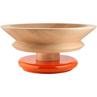 Alessi Decorative Objects - '100 Values Collection' centrepiece, orange in orange limewood orange