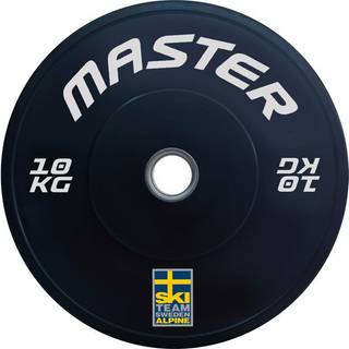 Master Fitness Bumper Ski Svart Sort Vægt 10 kg
