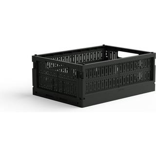Foldekasse midi (16 farver) - Sort - 24cm x 34cm x 13cm - Sigrid