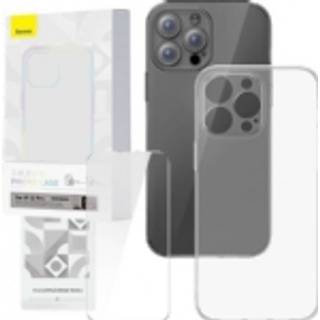 Baseus - Transparent Case and Tempered Glass set Corning for iPhone 12 Pro
