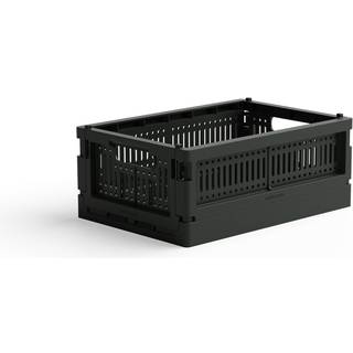 Foldekasse mini (15 farver) - Sort - 17cm x 24cm x 9,5cm - Sigrid