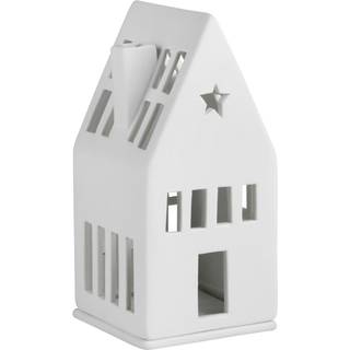 Porcelænslyshus Living, H 13 cm