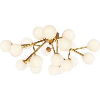 Maytoni Dallas loftlampe 20-lys, højde 25 cm, guld