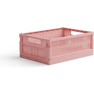 MadeCrate - Foldekasse midi (16 farver) - Rosa - 24cm x 34cm x 13cm - Sigrid