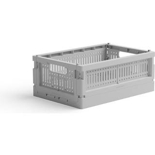 Foldekasse mini (15 farver) - Grå - 17cm x 24cm x 9,5cm - Sigrid