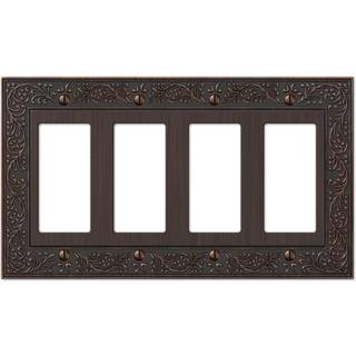 Amerelle 43R4VB Engelsk havebesætning Metal Wallplate Aged Bronze
