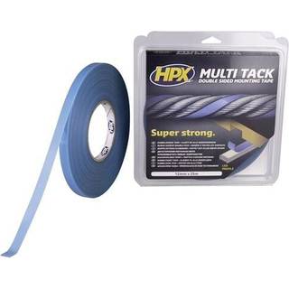 multitack dobbeltklæbende tape semi-transp, 12mm x 25m