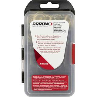 Arrow GK1238 Grommet Tool Kit inkluderer 3/8 """" og 1/2 """" GROMMETS TIL LANDER SAILCLOTH POOL -dækker og mere