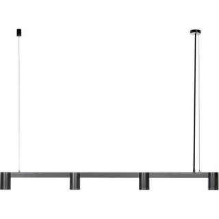 Arcchio hængelampe Brinja, sort, 120 cm, 4 lyskilder, GU10