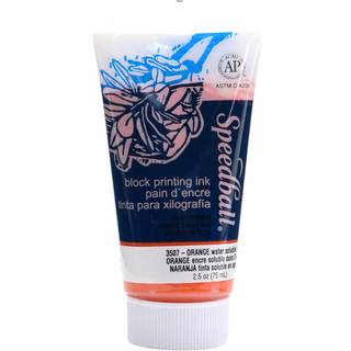 Speedball Vandopl?selig blokprintbl?k 2.5-ounce r?r orange