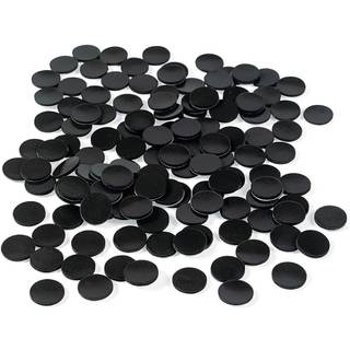 Fun Express Elegant Black Self -kl?bende prikmagneter Set - 0,5 """" (Pakke med 200) - Ultra St?rke magneter til h?ndv?rkskontor og mere