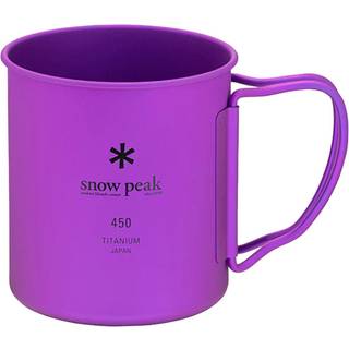 Snow Peak Single Wall Mug 450 Purple Titanium