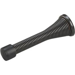 2 Pack Rok Hardware 3 """" (76mm) Flexi Spring Heavy Duty Wall Door Stop Bumper Oil-Rubbed Bronze