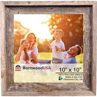 Farmhouse Style Rustic Picture Frame - Reclaimed Wood Photo Frame - Signature Wall Picture Frames to Living Room Bedroom Office Display - Tr?ramm