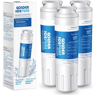 Golden IcePure UKF8001 Udskiftning til Maytag UKF8001 Whirlpool Filter 4 Everydrop EDR4RXD1 3 PACK MFI2570FEZ MSD2651HEB KitchenAid KRFC300ESS01