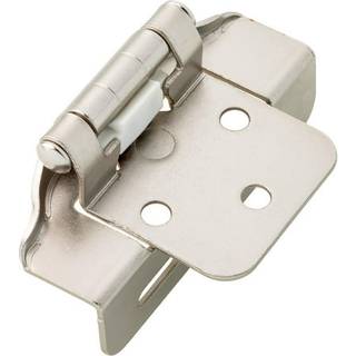 Franklin Brass H01915K-SN-B Semi-Wrap Self-Closing 1/2 """" Overlay H?ngsel Satin Nickel 10-Pack